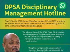 Minister Mchunu unveils hotline for suspended public servants