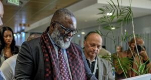 Innovation meets impact as Minister Buthelezi launches Batho Pele AI chatbot Minister Buthelezi interacts with the Batho Pele AI ChatboT